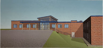 A digital rendering of what the SKCTC Knox Campus should look like.